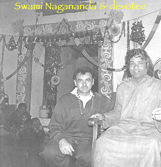 Swami Nagananda & Devotee N. Zaga
